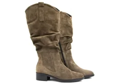 Laarzen | Wijdte H^Durea Laars Khaki Suede H-leest