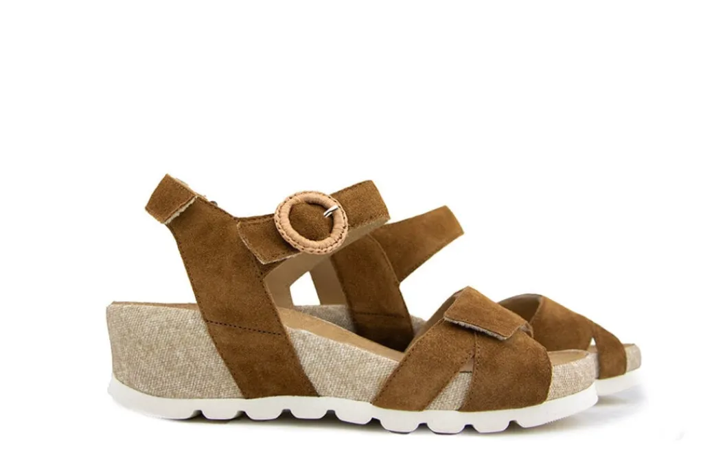 Sandalen En Slippers | Wijdte K^Durea Sandaal Cognac Zand