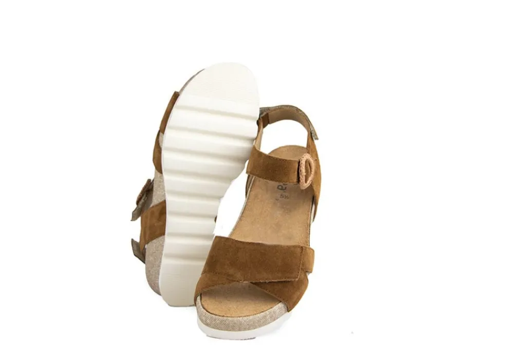Sandalen En Slippers | Wijdte K^Durea Sandaal Cognac Zand