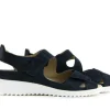 Sandalen En Slippers | Wijdte H^Durea Sandaal Donkerblauw H-leest
