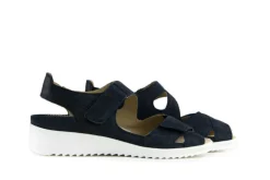 Sandalen En Slippers | Wijdte H^Durea Sandaal Donkerblauw H-leest
