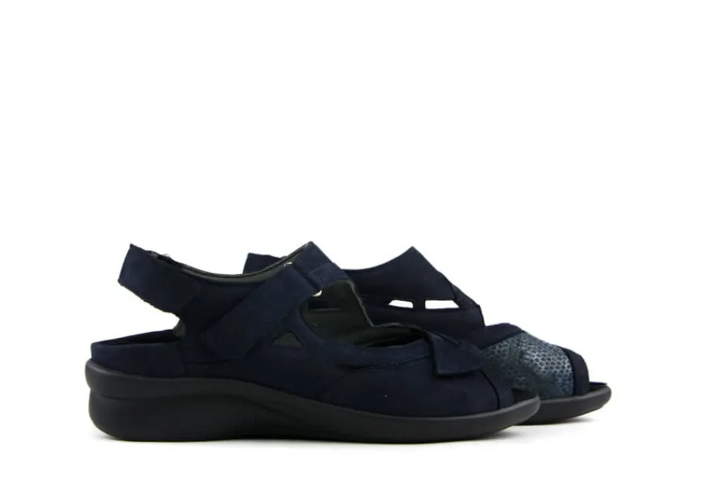 Sandalen En Slippers | Wijdte H^Durea Sandaal Donkerblauw H-leest