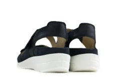 Sandalen En Slippers | Wijdte H^Durea Sandaal Donkerblauw H-leest