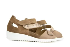 Sandalen En Slippers | Wijdte K^Durea Sandaal Licht Taupe Tabacco K-leest