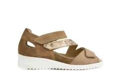 Sandalen En Slippers | Wijdte K^Durea Sandaal Licht Taupe Tabacco K-leest