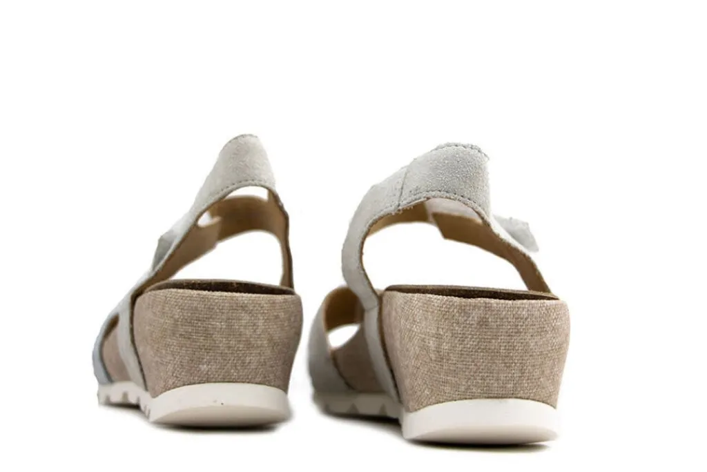 Sandalen En Slippers | Wijdte H^Durea Sandaal Offwhite Zilver Wit Zand