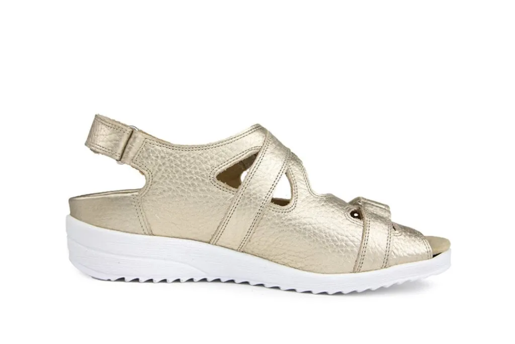 Sandalen En Slippers | Wijdte H^Durea Sandaal Platin