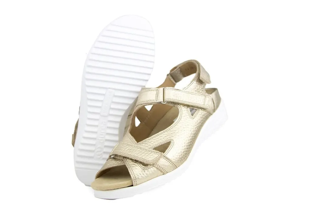 Sandalen En Slippers | Wijdte H^Durea Sandaal Platin