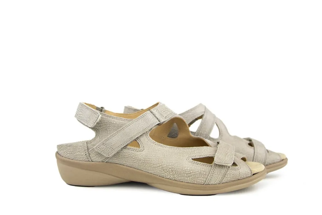 Sandalen En Slippers | Wijdte H^Durea Sandaal Taupe Print