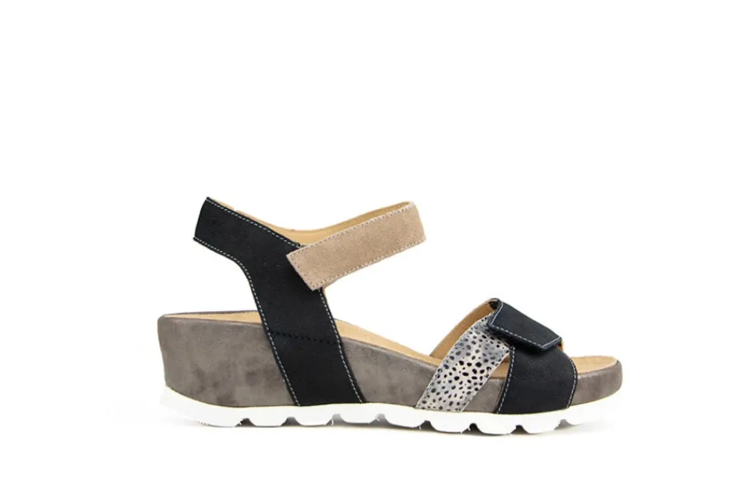 Sandalen En Slippers | Wijdte K^Durea Sandaal Zwart Taupe K-leest