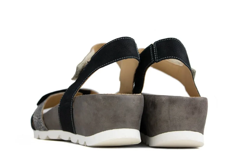 Sandalen En Slippers | Wijdte K^Durea Sandaal Zwart Taupe K-leest