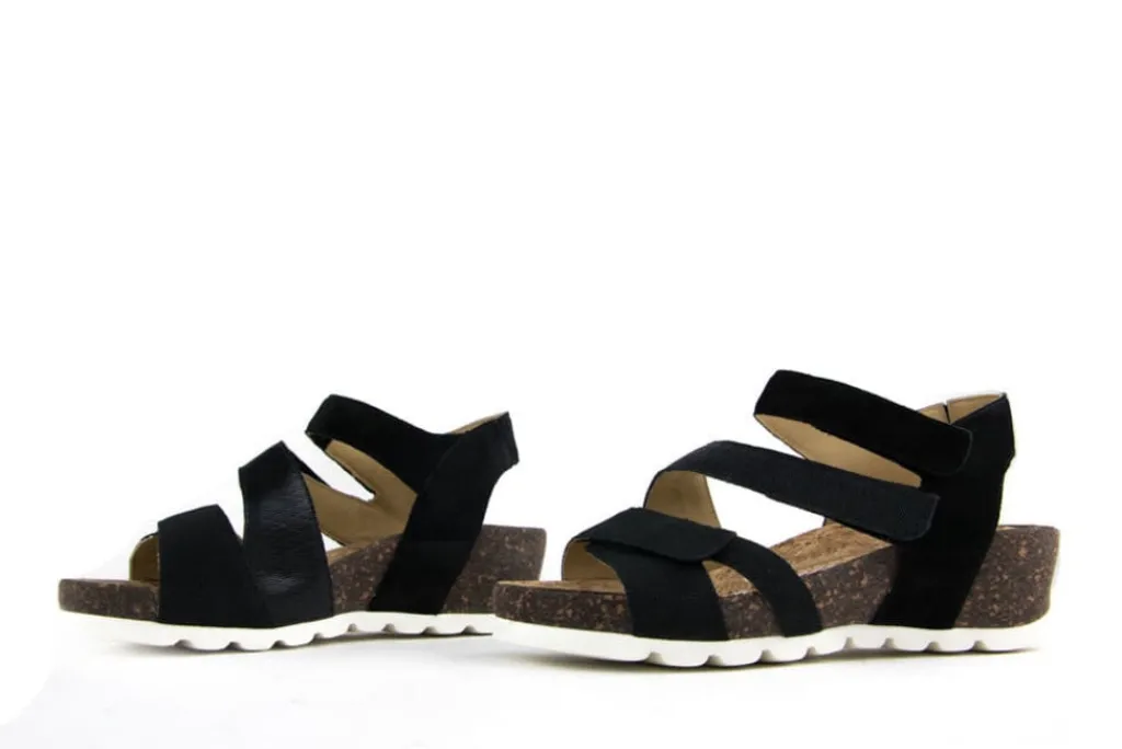 Sandalen En Slippers | Wijdte K^Durea Sandalen Zwart Donkerbruin K-leest