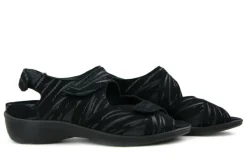 Sandalen En Slippers | Wijdte H^Durea Sandalen Zwart Fern H-leest