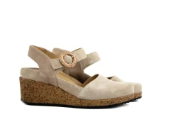Sandalen En Slippers | Wijdte H^Durea Sleehak Licht Taupe Zand