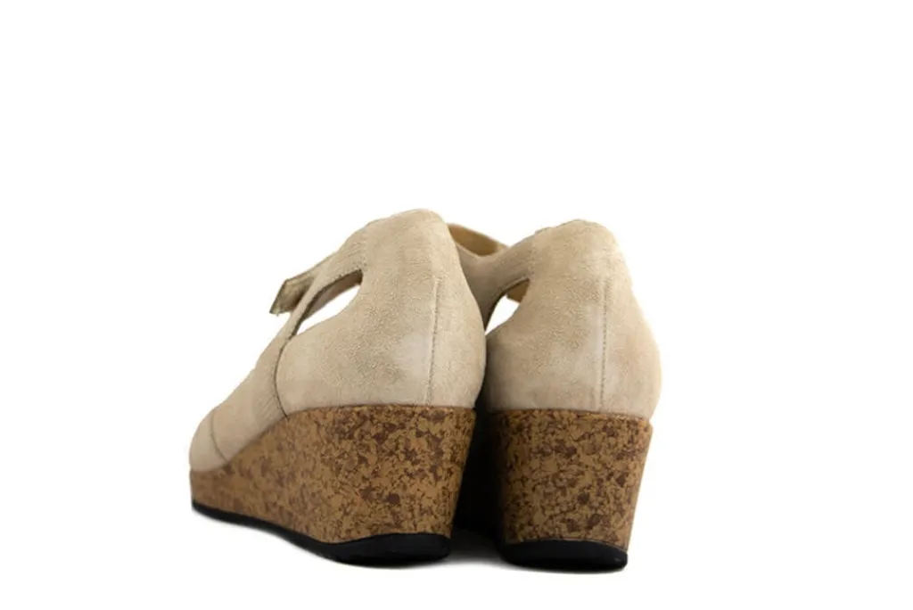 Sandalen En Slippers | Wijdte K^Durea Sleehak Licht Taupe Zand