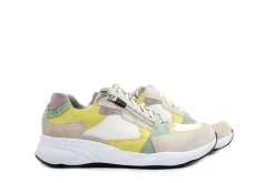 Sneakers | Wijdte H^Durea Sneaker Avorio Geel Wit Groen Taupe Lilla