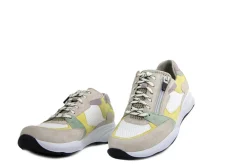 Sneakers | Wijdte H^Durea Sneaker Avorio Geel Wit Groen Taupe Lilla