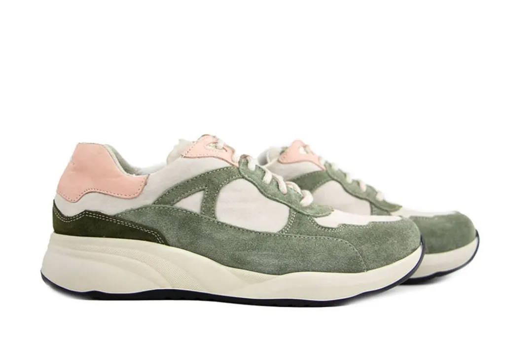 Sneakers | Wijdte H^Durea Sneaker Hunter Avorio Platin Bosco Roze