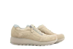 Sneakers | Wijdte H^Durea Sneaker Licht Taupe Militare
