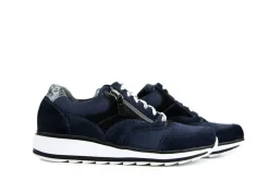 Sneakers | Wijdte H^Durea Sneaker Marine Zwart H-leest