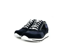 Sneakers | Wijdte H^Durea Sneaker Marine Zwart H-leest