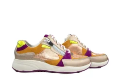 Sneakers | Wijdte K^Durea Sneaker Oranje Rame Violet Torrone K
