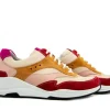 Sneakers | Wijdte H^Durea Sneaker Rood Roze Beige Oranje