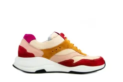 Sneakers | Wijdte H^Durea Sneaker Rood Roze Beige Oranje