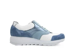 Sneakers | Wijdte H^Durea Sneaker Savoia Wit Zilver