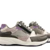 Sneakers | Wijdte H^Durea Sneaker Smog Poeder Taupe Lilla