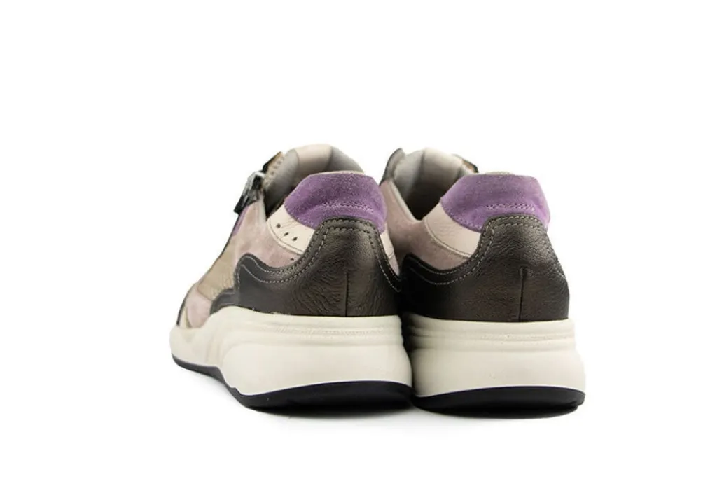 Sneakers | Wijdte K^Durea Sneaker Smog Poeder Taupe Lilla K