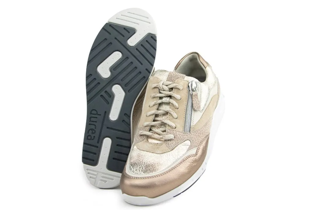 Sneakers | Wijdte H^Durea Sneaker Torrone Ivoor Witgoud H