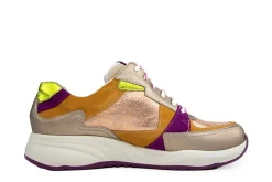 Sneakers | Wijdte H^Durea Sneaker Torrone Oranje Rame Violet H