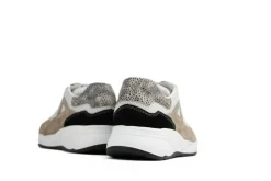 Sneakers | Wijdte H^Durea Sneaker Walnoot Taupe Zwart H-leest