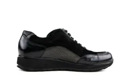 Sneakers | Wijdte H^Durea Sneaker Zwart Antracite H