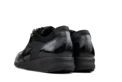 Sneakers | Wijdte H^Durea Sneaker Zwart Lak Combi H-leest