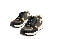 Sneakers | Wijdte K^Durea Sneaker Zwart Seppia Bruin