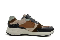 Sneakers | Wijdte H^Durea Sneaker Zwart Vachetta Cognac H