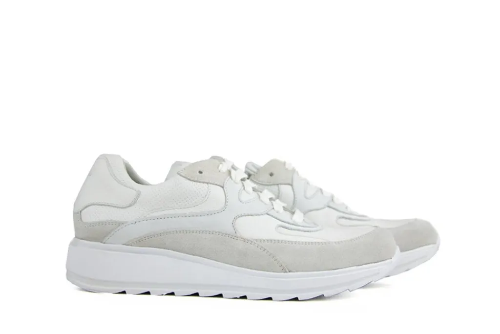 Sneakers | Wijdte H^Durea Sneakers Offwhite Wit H-leest