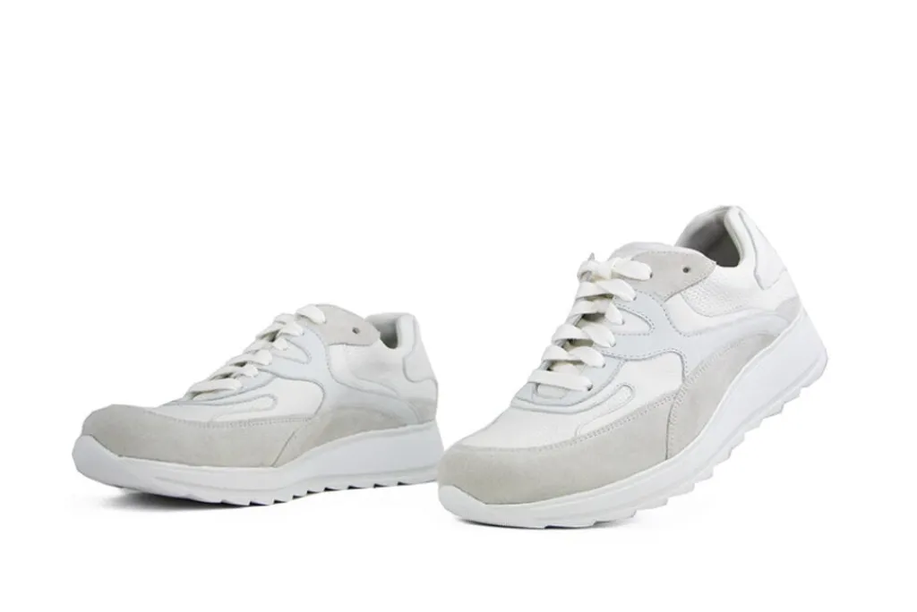 Sneakers | Wijdte H^Durea Sneakers Offwhite Wit H-leest