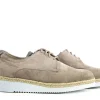 Veterschoenen | Wijdte K^Durea Veter Ardesia Taupe Suede K-leest