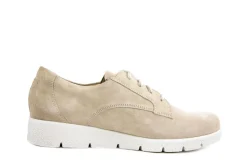Veterschoenen | Wijdte K^Durea Veter Licht Taupe