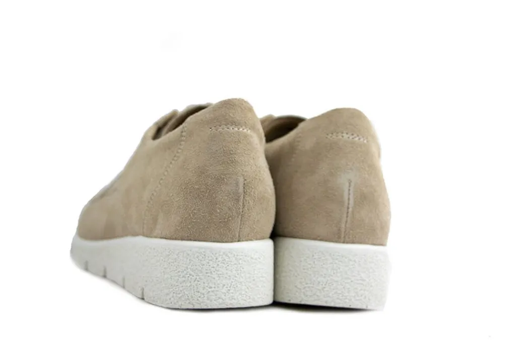 Veterschoenen | Wijdte K^Durea Veter Licht Taupe
