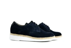 Veterschoenen | Wijdte K^Durea Veter Marine Suede K-leest