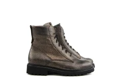 Wijdte K | Veterboots En Bikerboots^Durea Veterboot Brons Leer