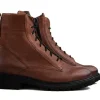 Wijdte K | Veterboots En Bikerboots^Durea Veterboot Cognac New Gaucho H-leest