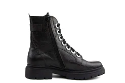 Veterboots En Bikerboots | Wijdte H^Durea Veterboot Cognac Print H