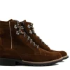 Veterboots En Bikerboots | Wijdte H^Durea Veterboot Cognac Zand H-leest