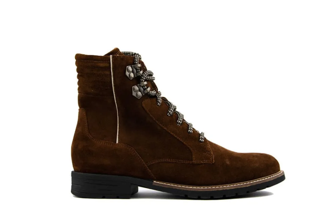 Veterboots En Bikerboots | Wijdte K^Durea Veterboot Cognac Zand K-leest