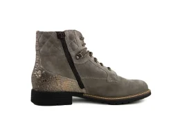 Veterboots En Bikerboots | Wijdte K^Durea Veterboot Pietra Taupe Suède